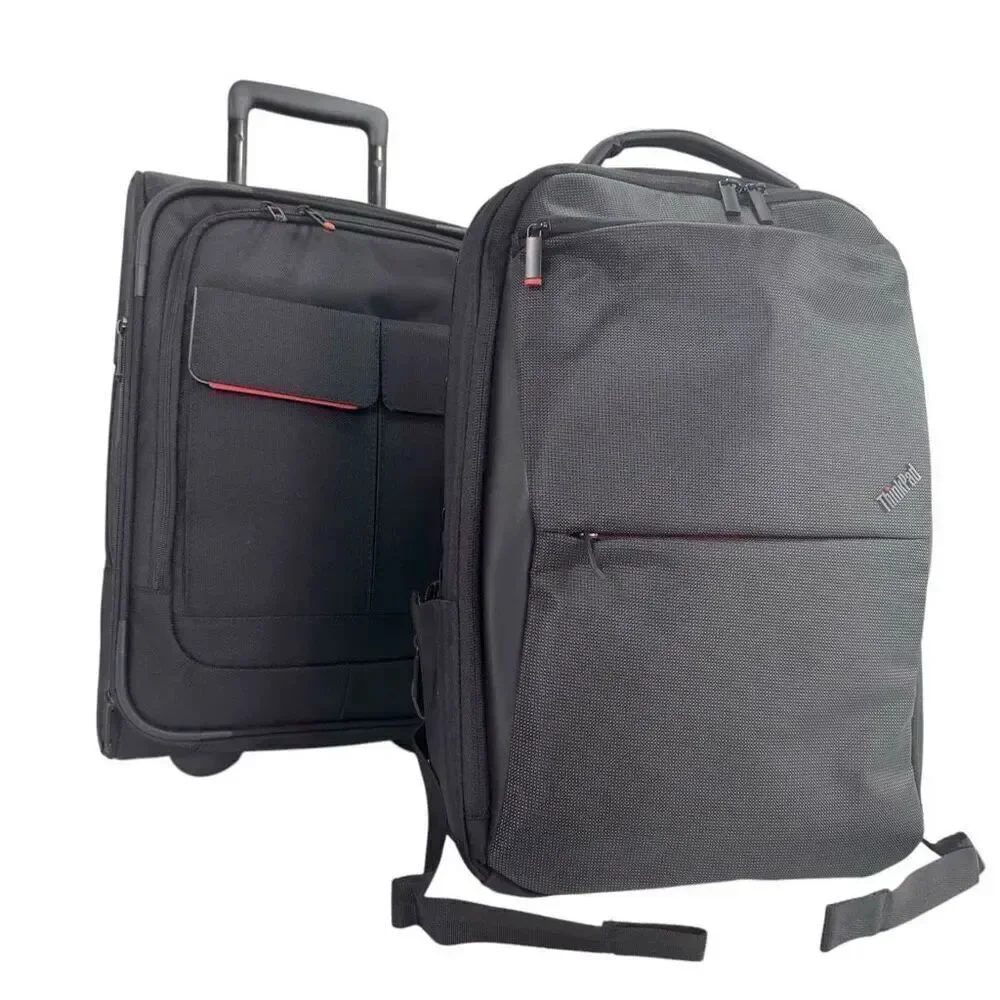 Lenovo Thinkpad Professional Backpack & Wheeled Carry-on Bag Set NWOT